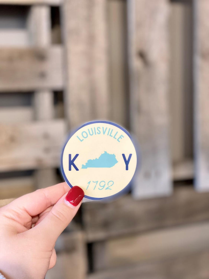 Louisville Circle Sticker