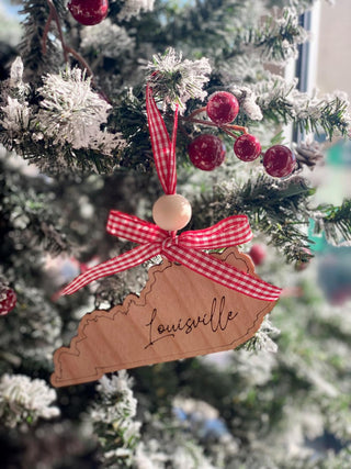 Louisville Engraved Ornament