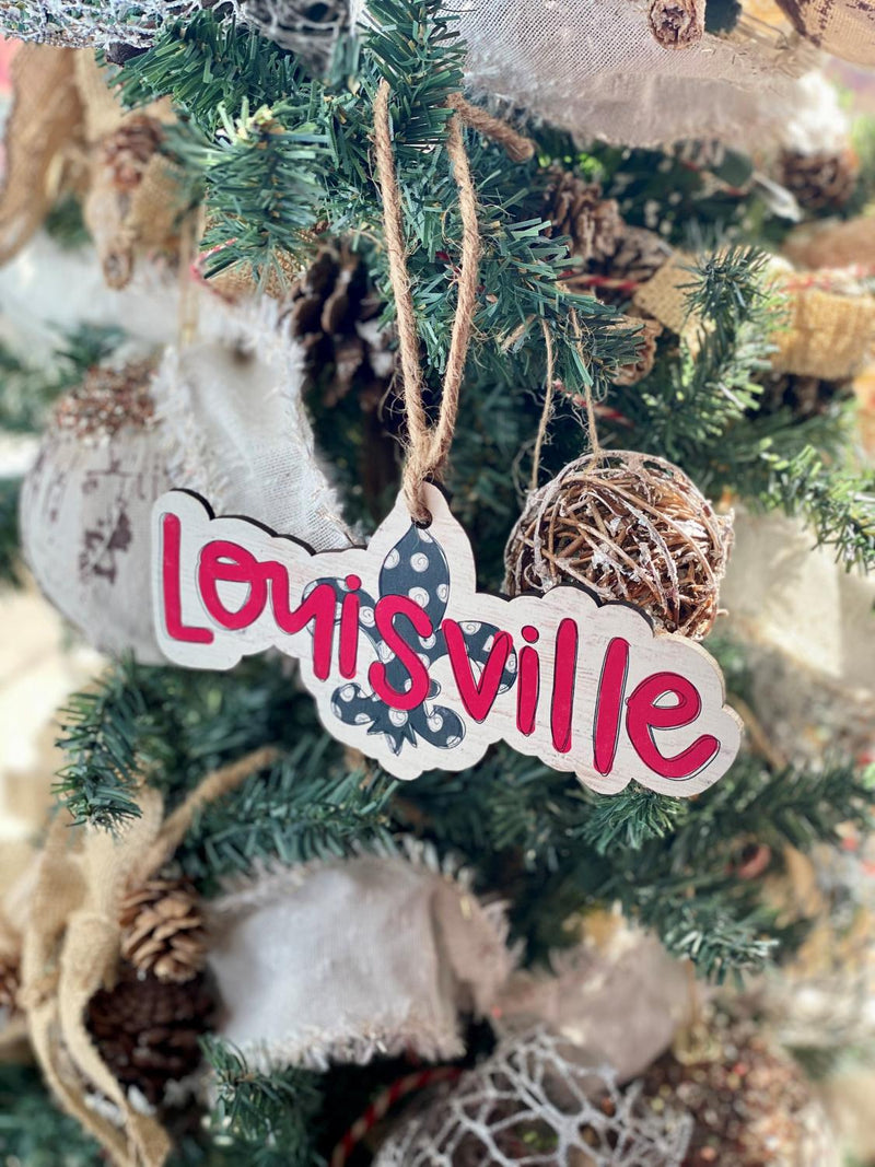 Louisville Fleur Ornament