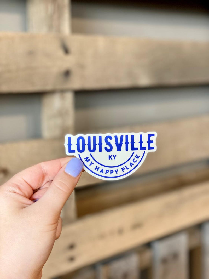 Louisville Happy Place Sticker