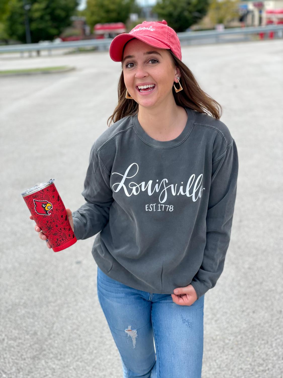 Louisville Sweatshirt (More Colors) - MD / Red