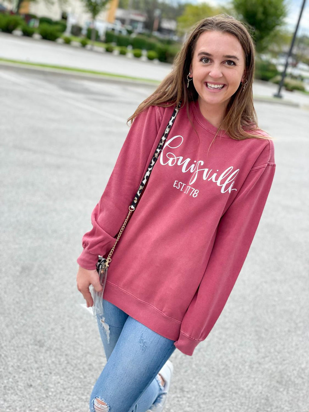 Louisville Sweatshirt: Louisville Kentucky Crewneck / College -  Denmark