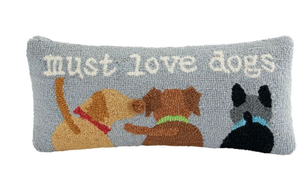 Love Dog Hook Pillow