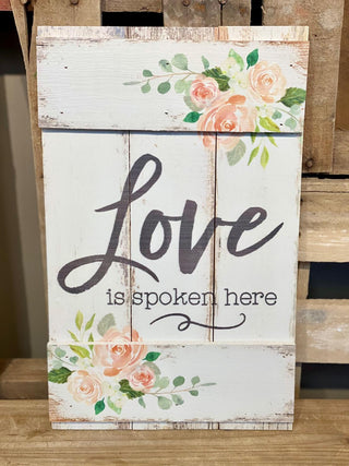 Love is Spoken Sign