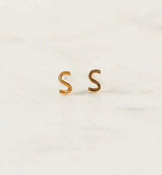 Luxe Initial Earring