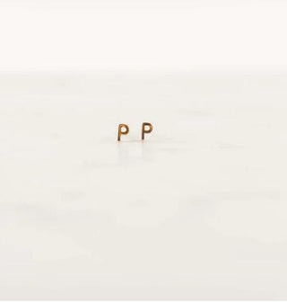 Luxe Initial Earring