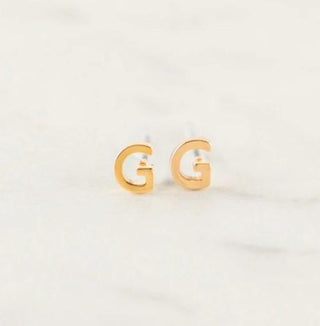Luxe Initial Earring