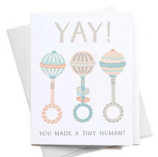 Made A Tiny Human Card