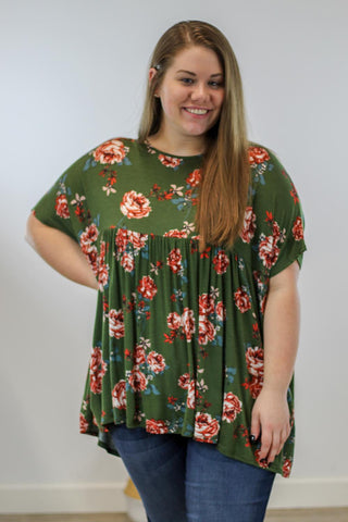Made Up Peplum Tee - Curvy