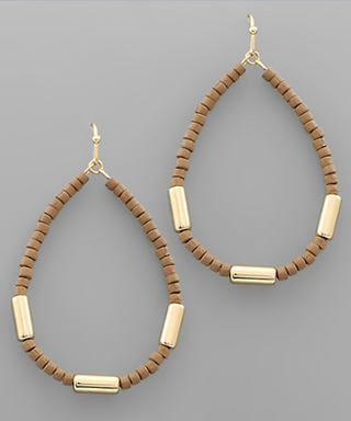 Maggie Earrings Brown