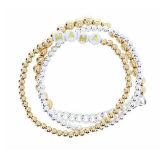 Mama 2 Tone Bracelet