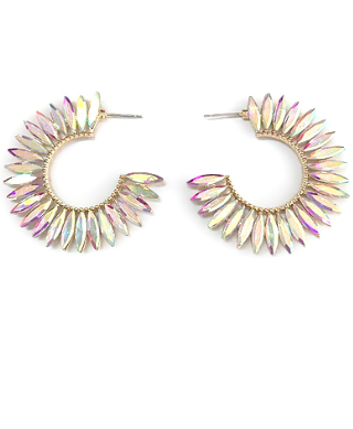 Margie Hoop Earrings Gold