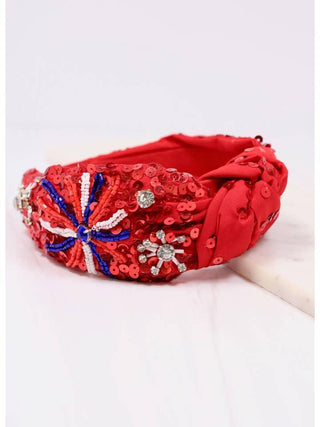 Marlow Headband Red