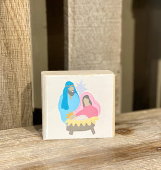 Mary & Joseph Mini Sitter