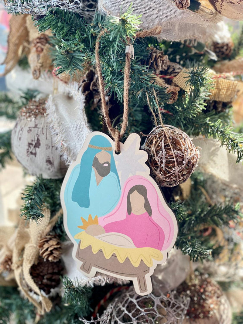 Mary & Joseph Ornament