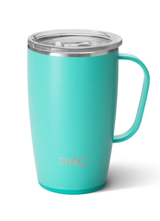 Matte Aqua 18oz Mug