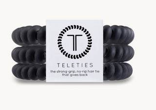 Matte Black Small Teleties