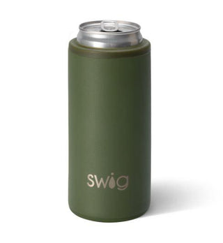 Matte Olive Skinny Can