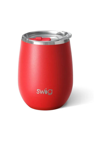 Matte Red Wine Cup