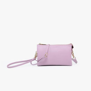 Mauve Riley Wristlet Crossbody