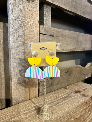 Maxi Stripe Earring