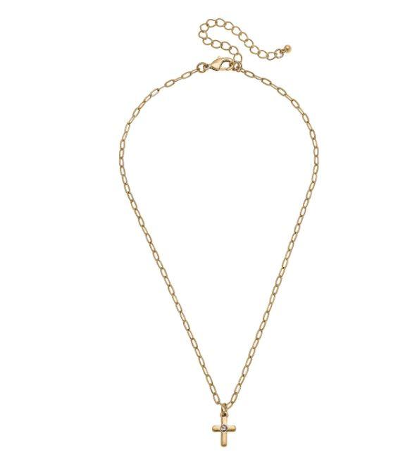 McKenna Delicate Cros Necklace