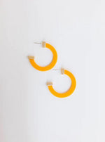 Medium Orange Acrylic Hoop