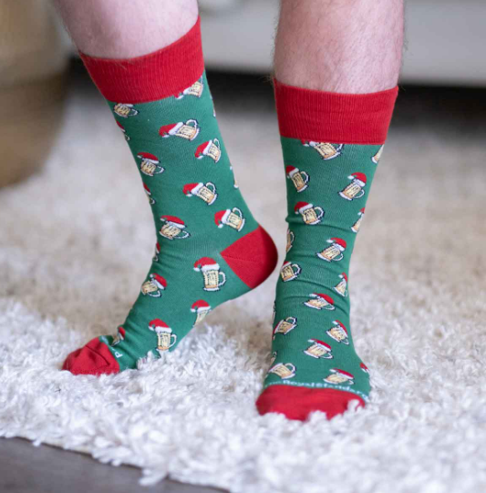 Men's Christmas Beer Socks