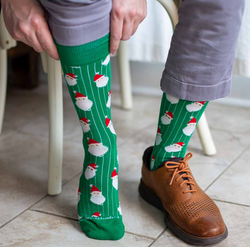 Men's Jolly Santa Sock