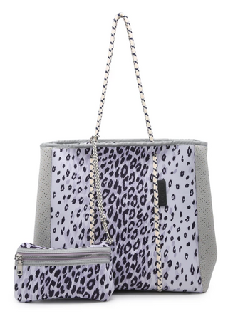 Meribella Tote-Cheetah/Ivory
