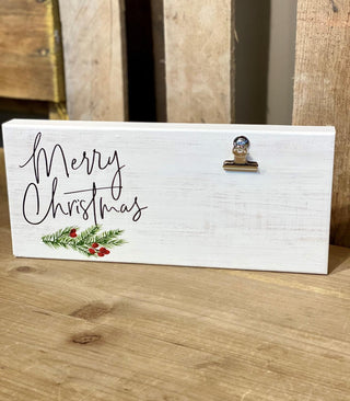 Merry Christmas Clip Frame