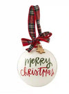 Merry Christmas Round Ornament