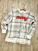 Merry Hi-Lo Sweatshirt