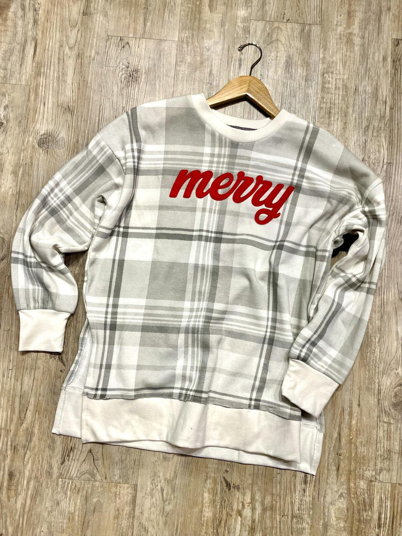 Merry Hi-Lo Sweatshirt