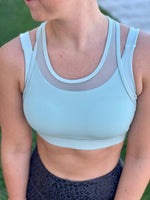 Mesh Overlay Sports Bra (More Colors)