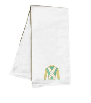 Mint Jockey Silk Hand Towel