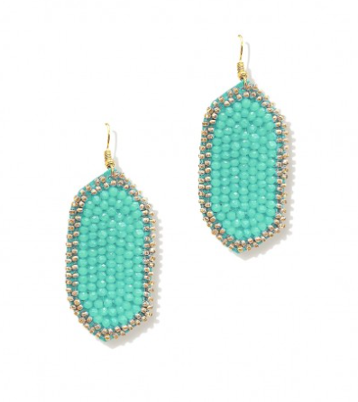 Mint Lily Earring