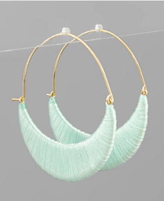 Mint Wrapped Hoop