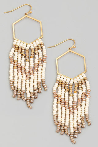 Modern Love Earrings Brown