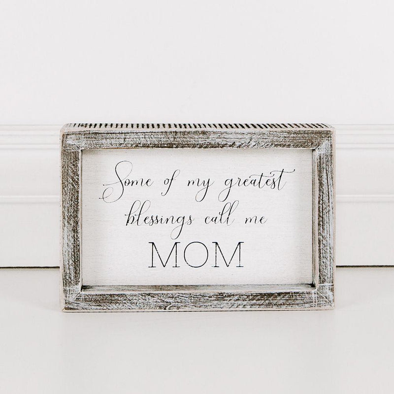Mom Blessings Sign