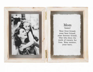 Mom Hinge Glass Frame
