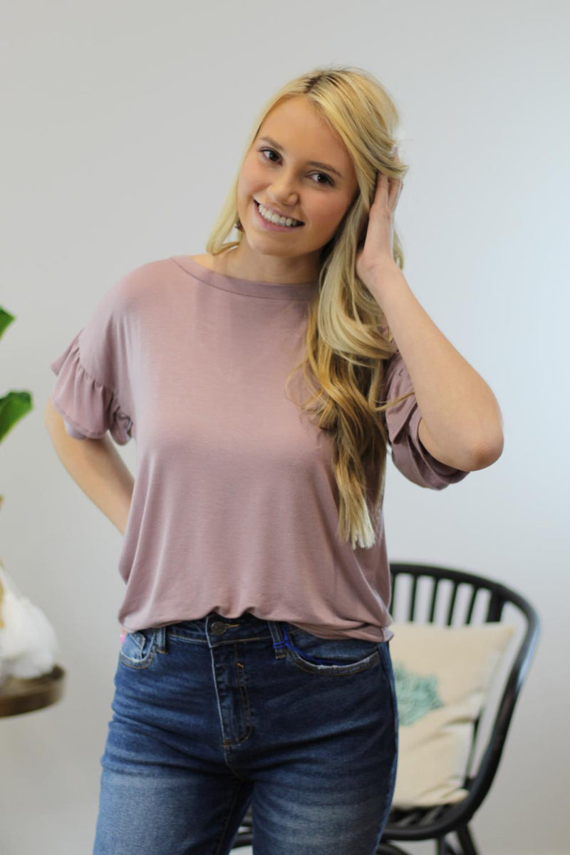 Morning Ruffle Tee