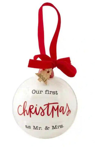 Mr Mrs 2021 Ornament
