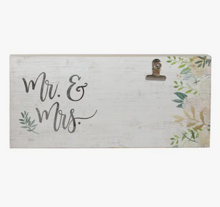 Mr Mrs Clip Frame