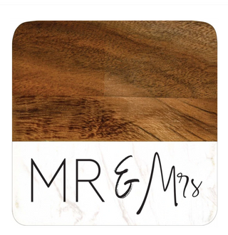 Mr & Mrs Coaster Set