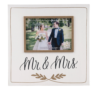 Mr & Mrs Gold Frame