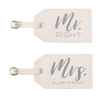Mr & Mrs Luggage Tag Set