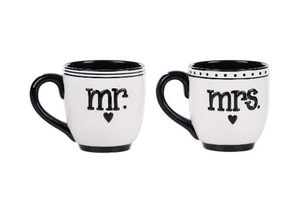 Mr Mrs Mug Set