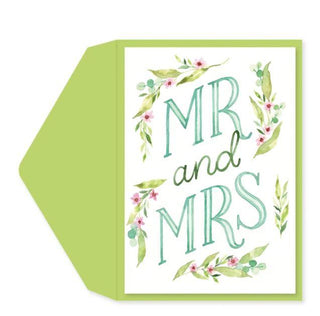Mr & Mrs Wedding Card