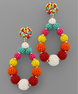 Multi Ball Drop Earring